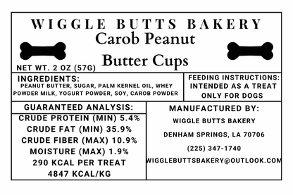 Carob Peanut Butter Cups